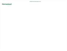 Tablet Screenshot of homesteadcapital.com